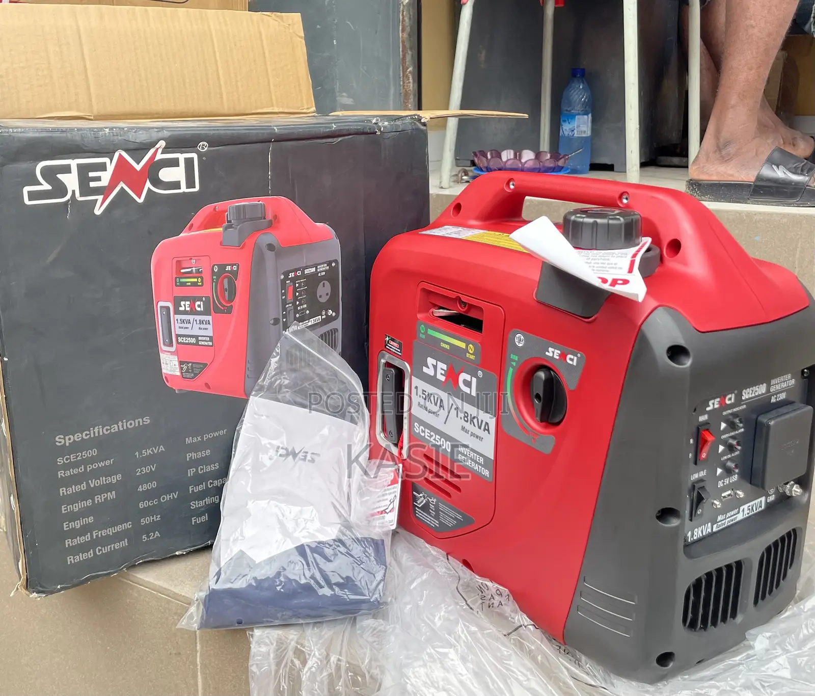 Sc2500. 1.8kva Original Sency Inverter Petrol Soundproof Generator