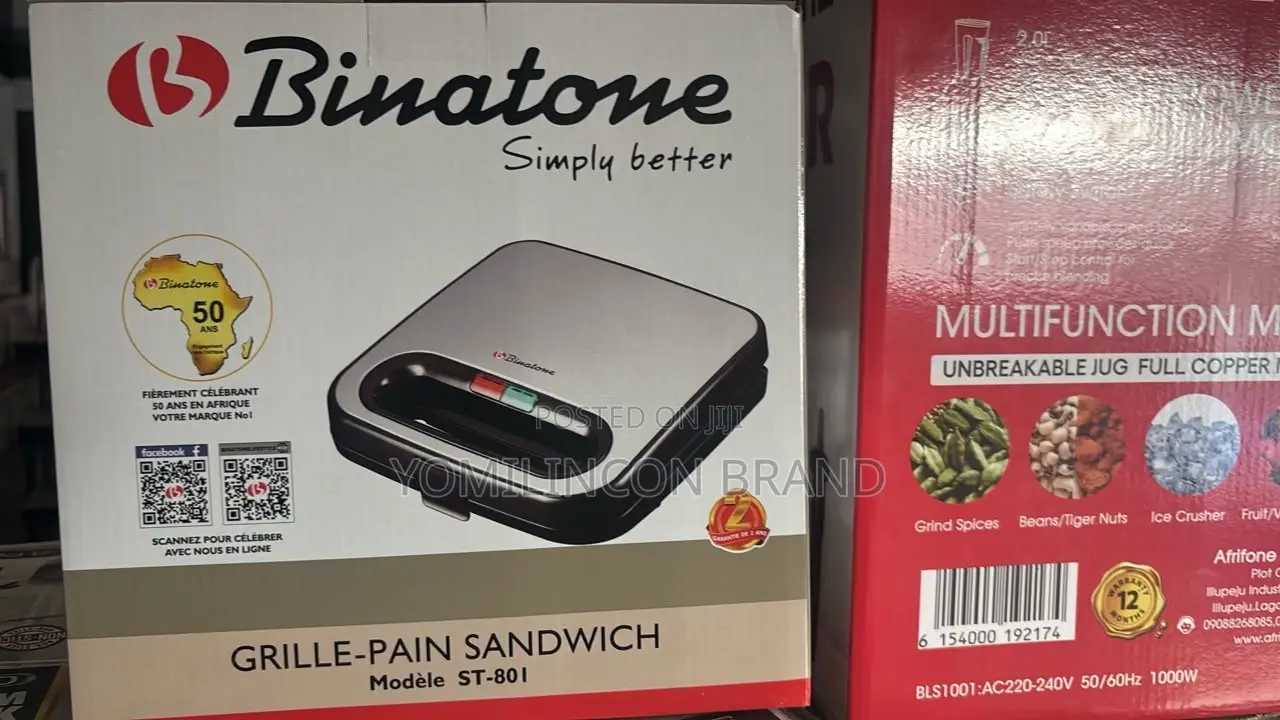 Binatone Sandwich Toaster (St-801)