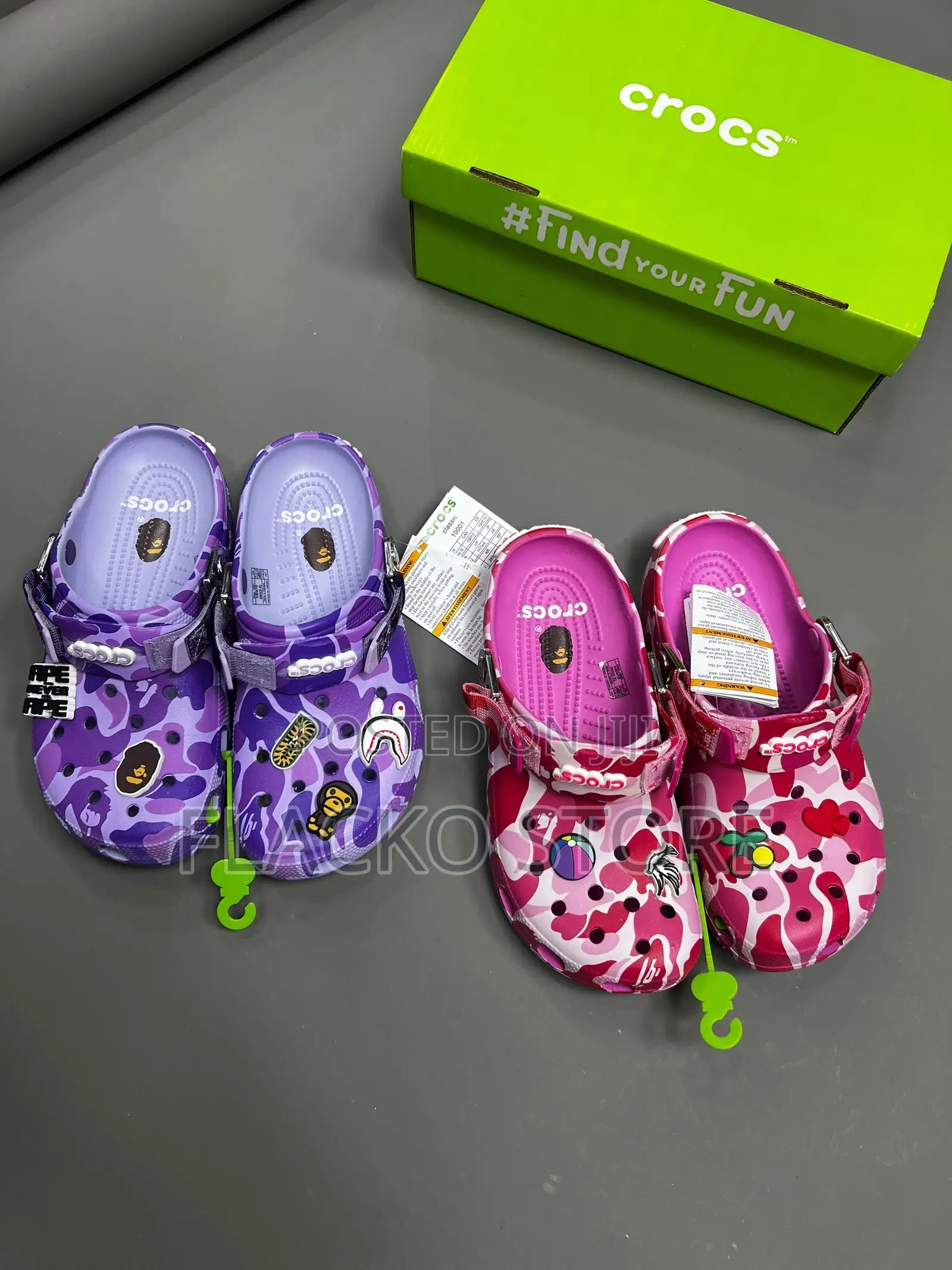 High Quality a Bathing Ape Clogs