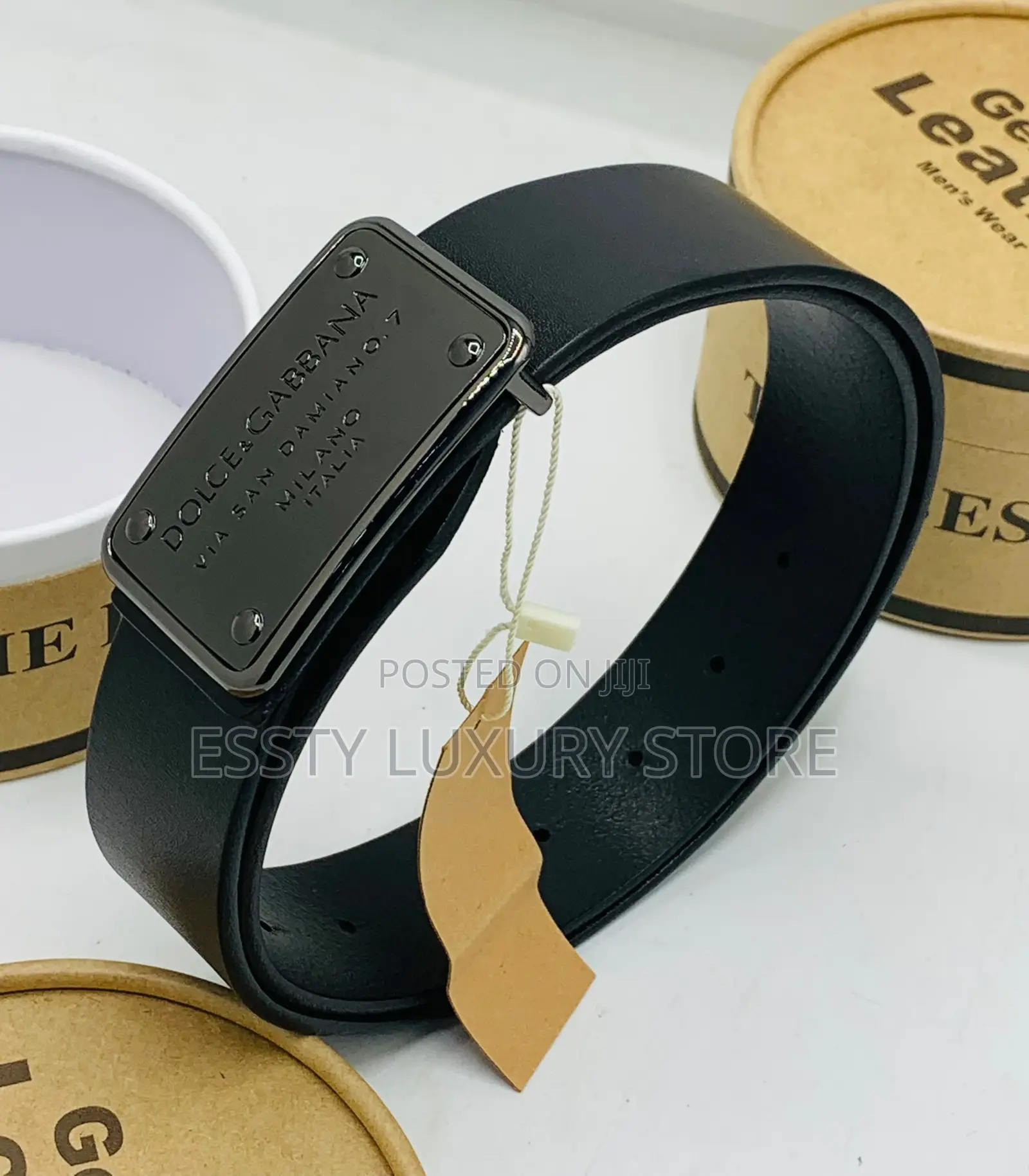 Dolce & Gabbana Pure Leather Waist Belt