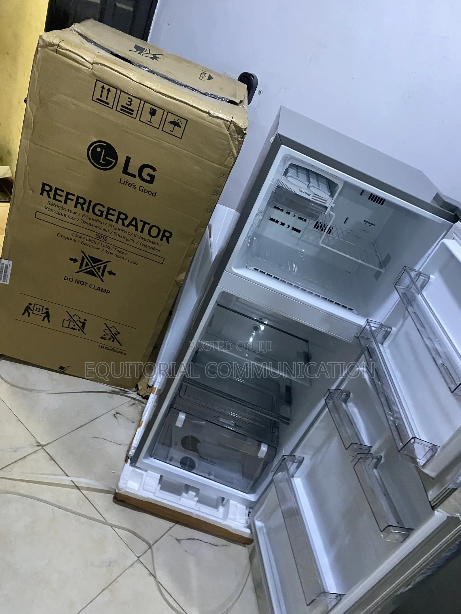 LG Gl-C252slbb 230v Spacious Fridge 260l