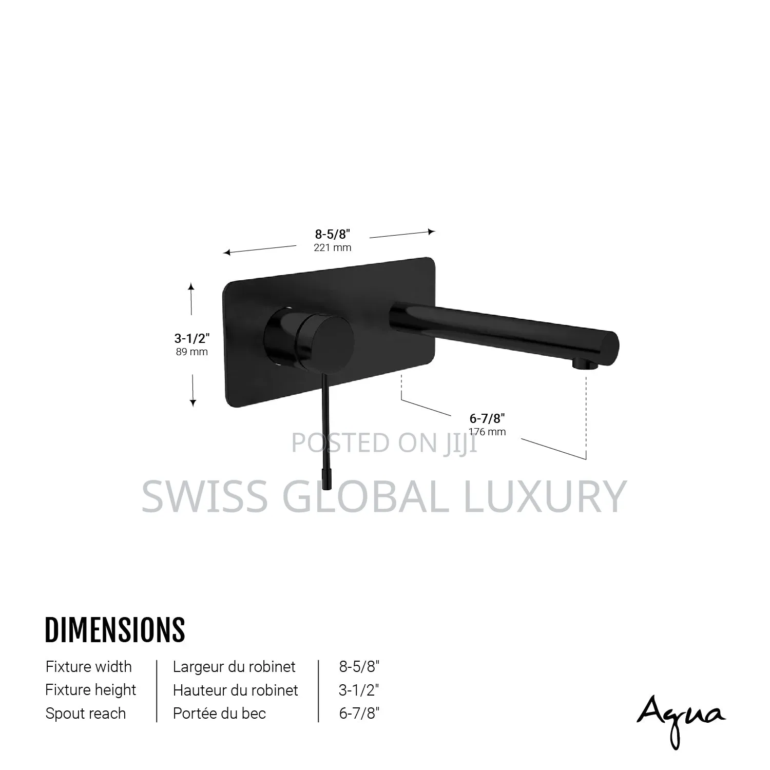 High Grade Conduit Basin Mixer Tap (Dofas)