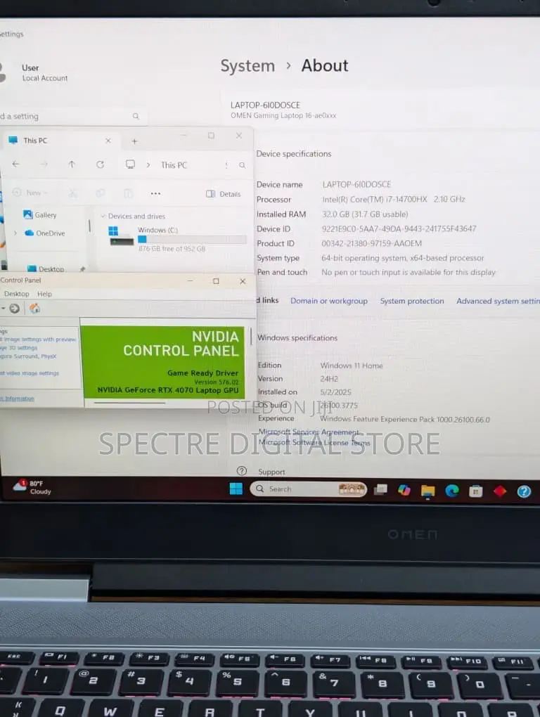 Laptop HP Omen 16 32GB Intel Core i7 SSD 1T