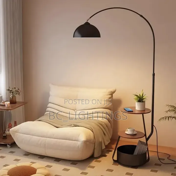Floor Lamp With Shelves Standing Lamp for Living Room Bedroom