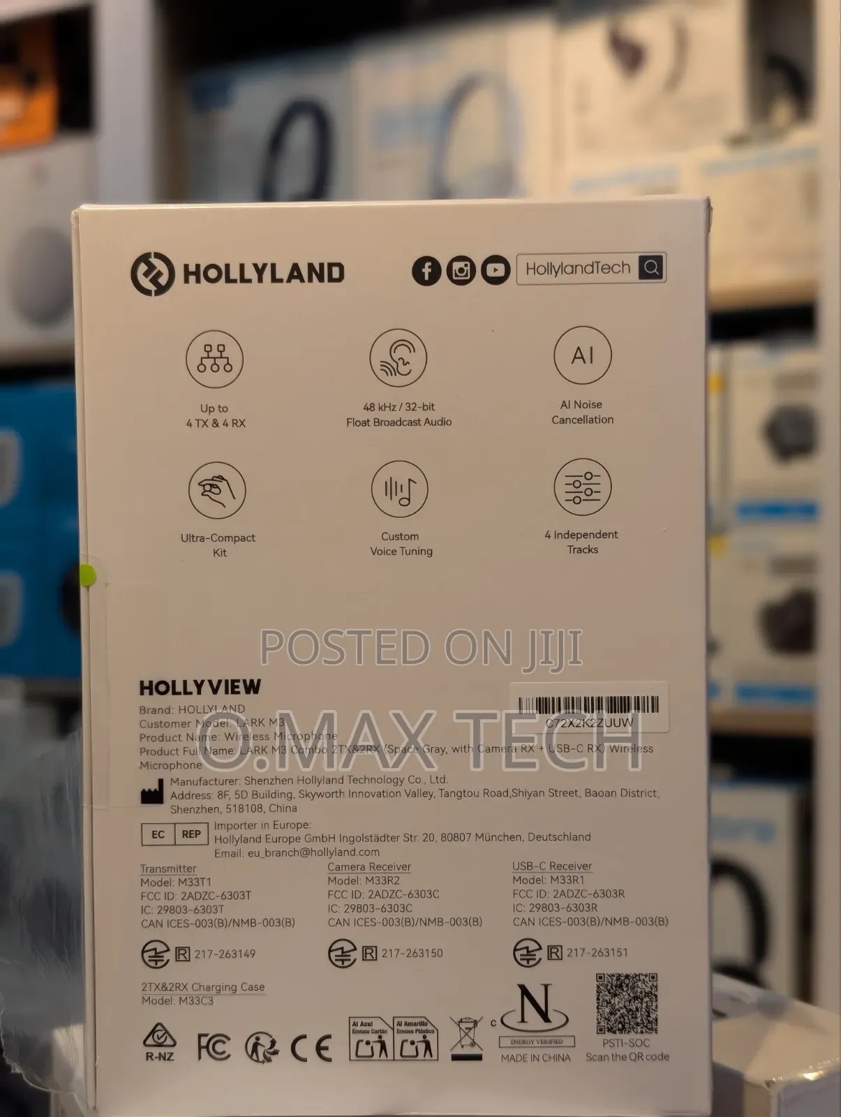 Hollyland Lark M3 Combo - 2tx + 2rx