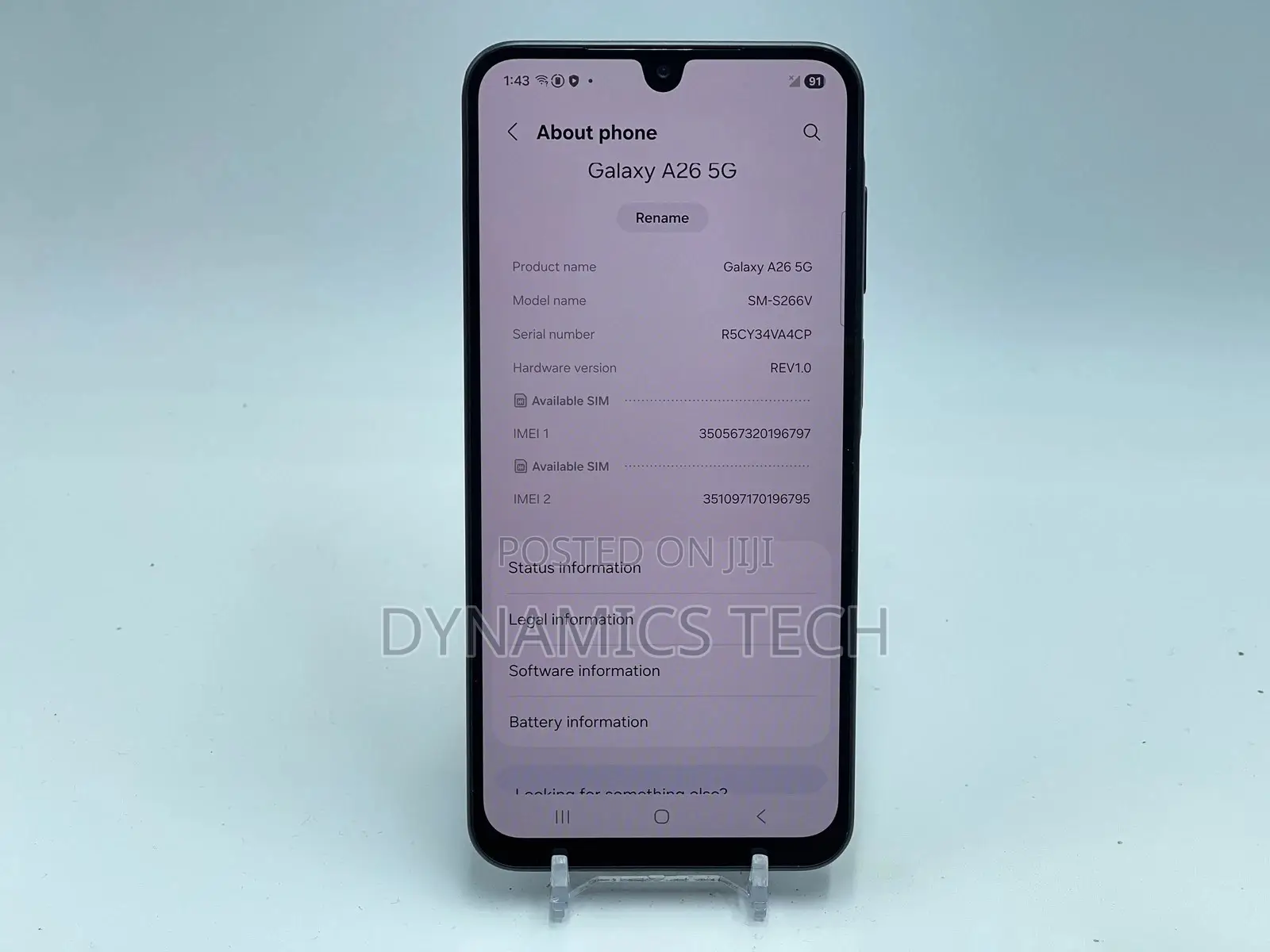 New Samsung Galaxy A26 128 GB Green