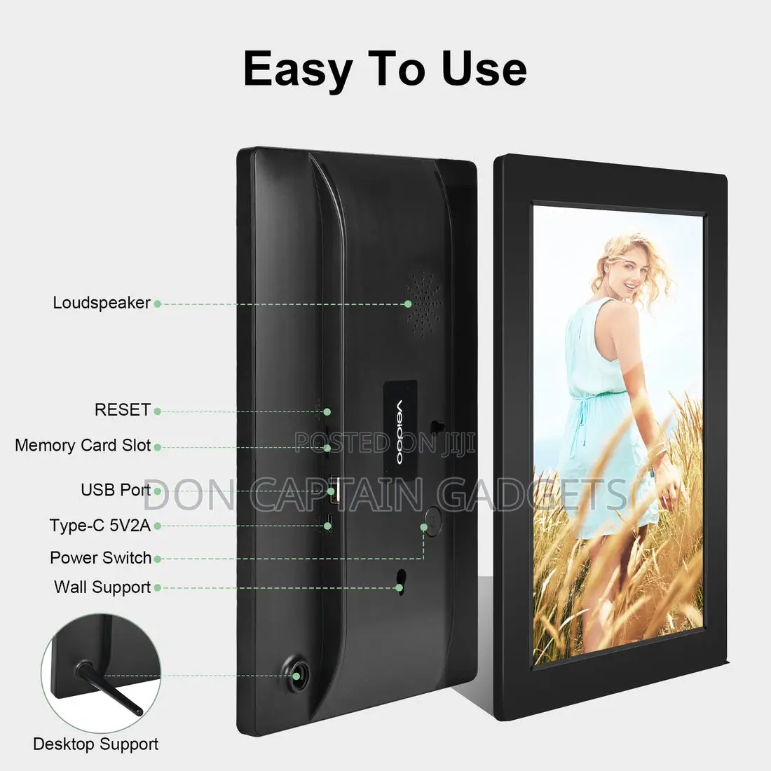 Veidoo 10.1 Inch WiFi Cloud Digital Photo Frame