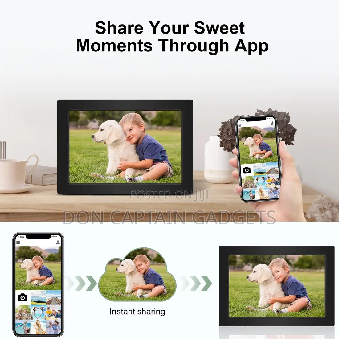 Veidoo 10.1 Inch WiFi Cloud Digital Photo Frame