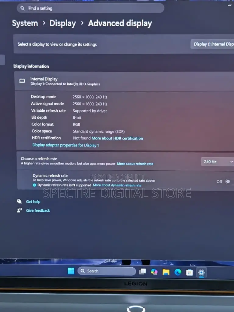 Laptop Lenovo Legion 5 32GB Intel Core i9 SSD 1T