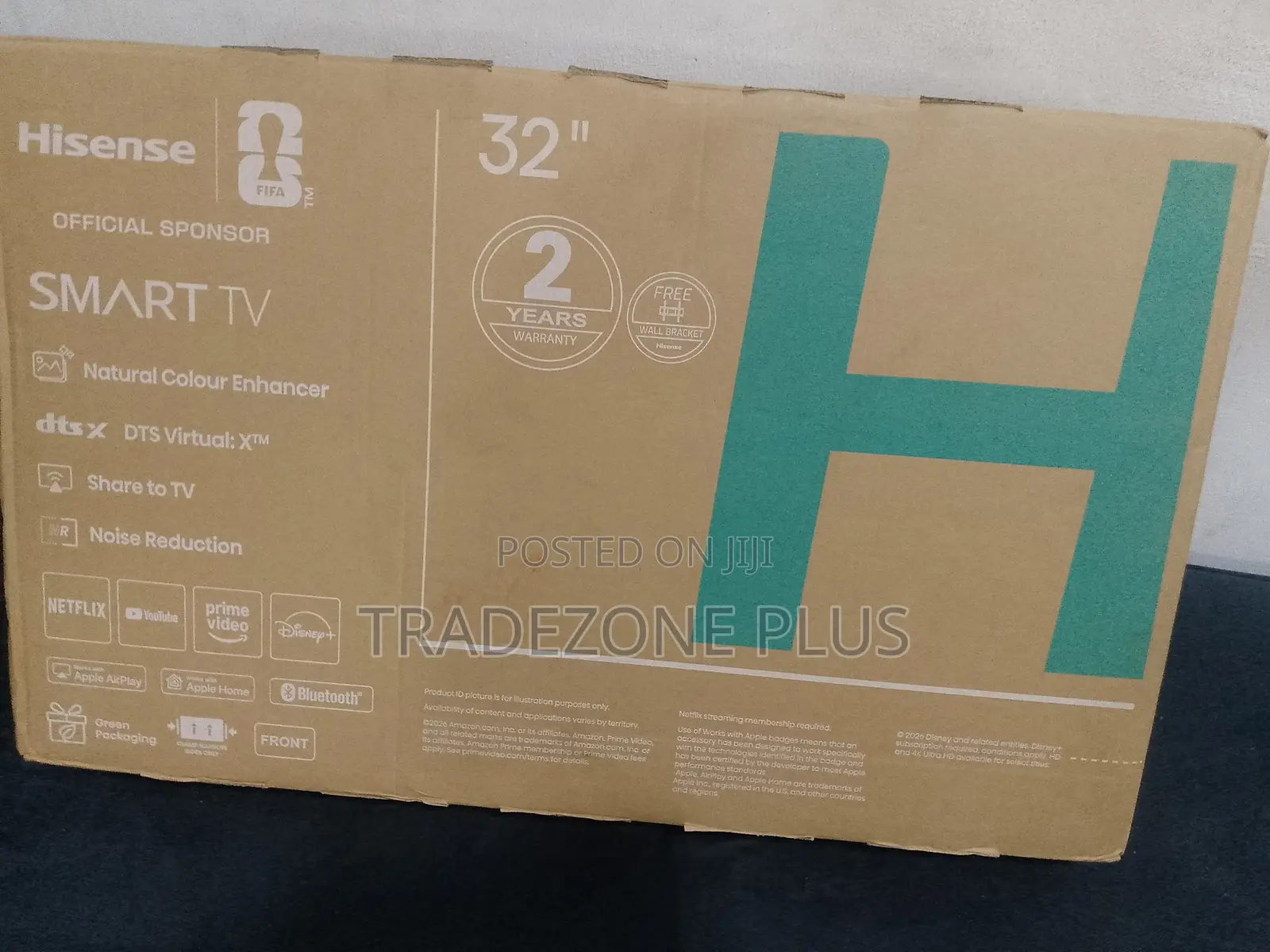 Hisense 32-Inch A4S Smart Television – Sleek Design