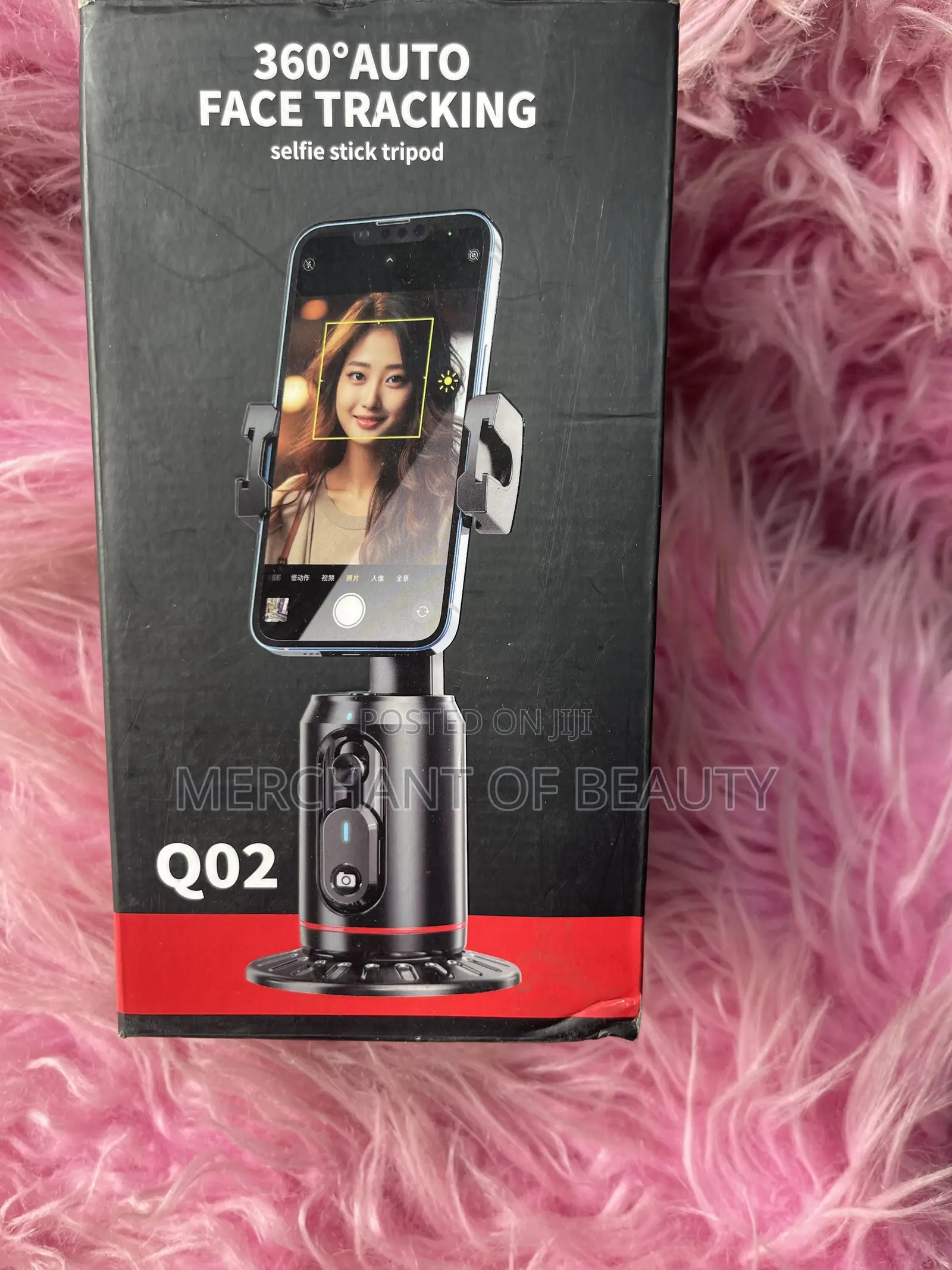 Q02 360° Auto Face Tracking SelfieStickTripod Smart Gimbal Stabilizer