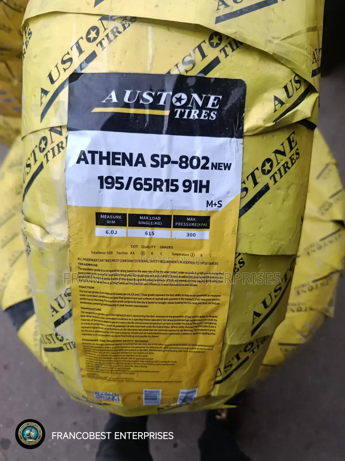 195/65r15 Austone