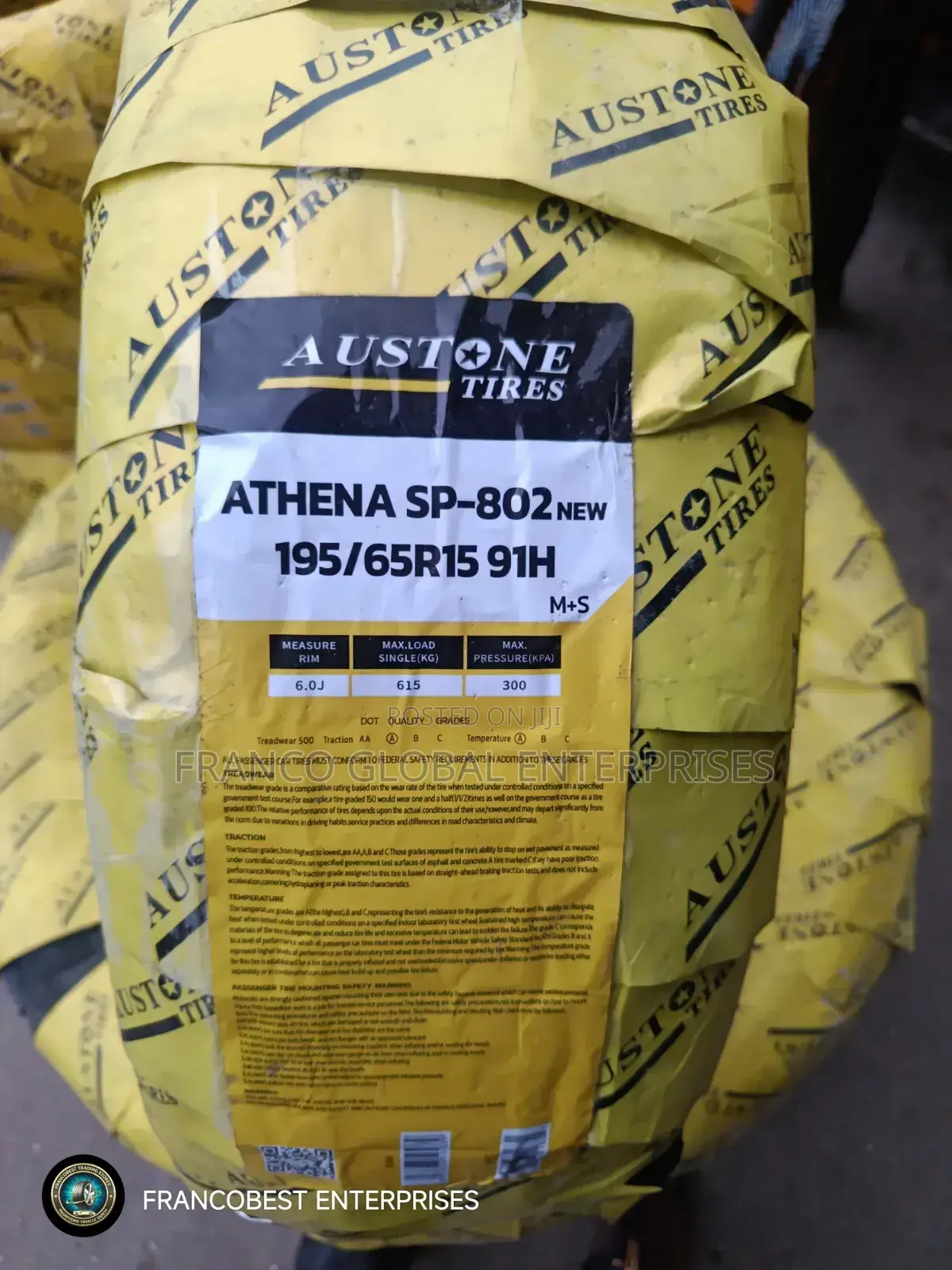 195/65r15 Austone