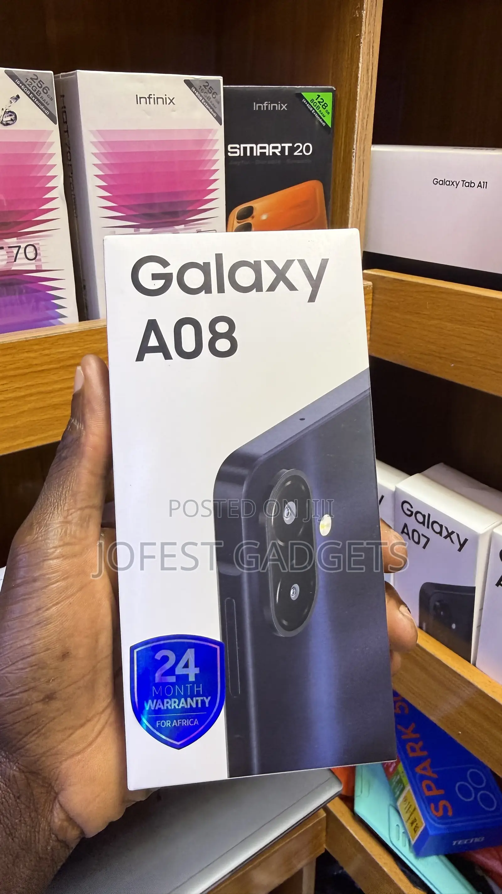 New Samsung Galaxy A08 64 GB Black