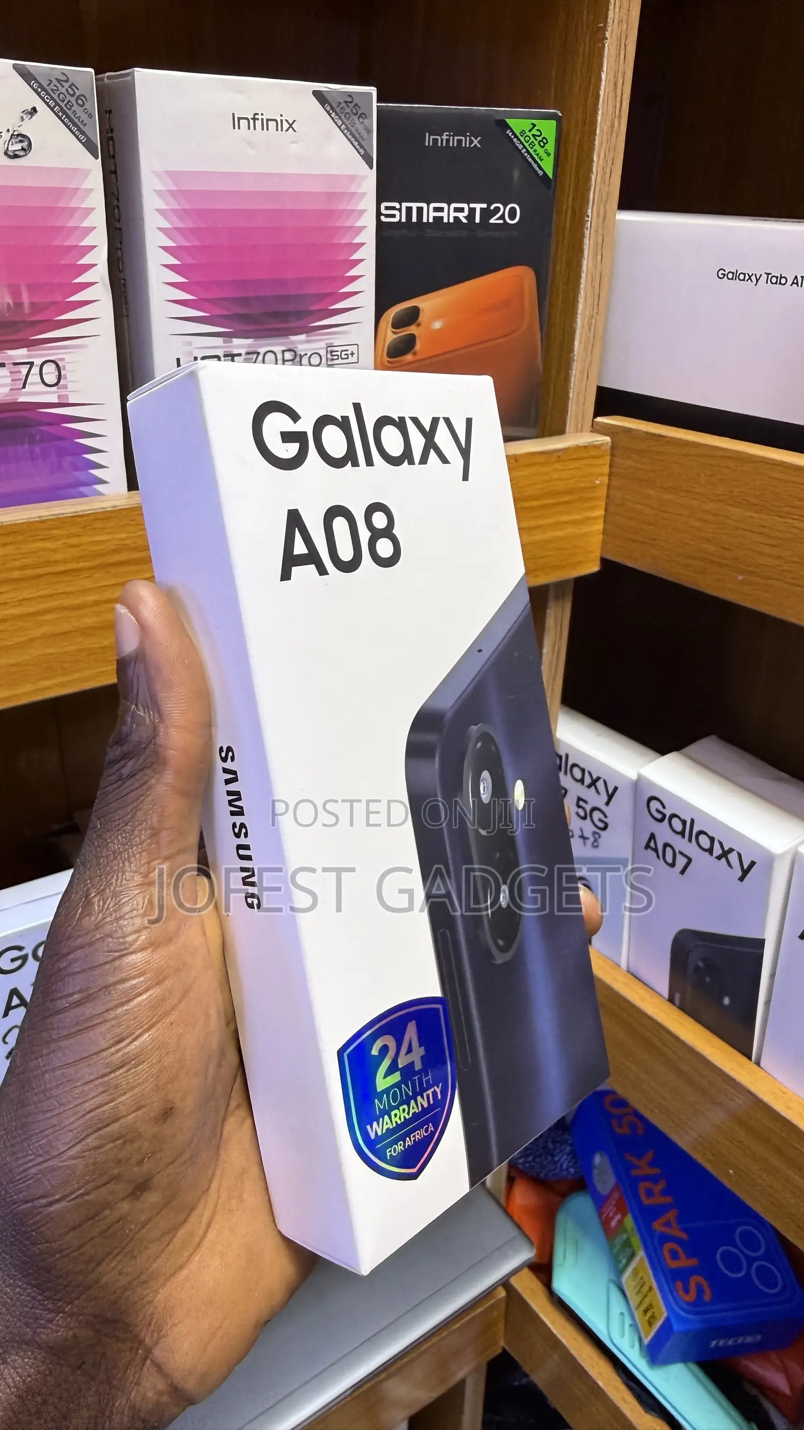 New Samsung Galaxy A08 64 GB Black