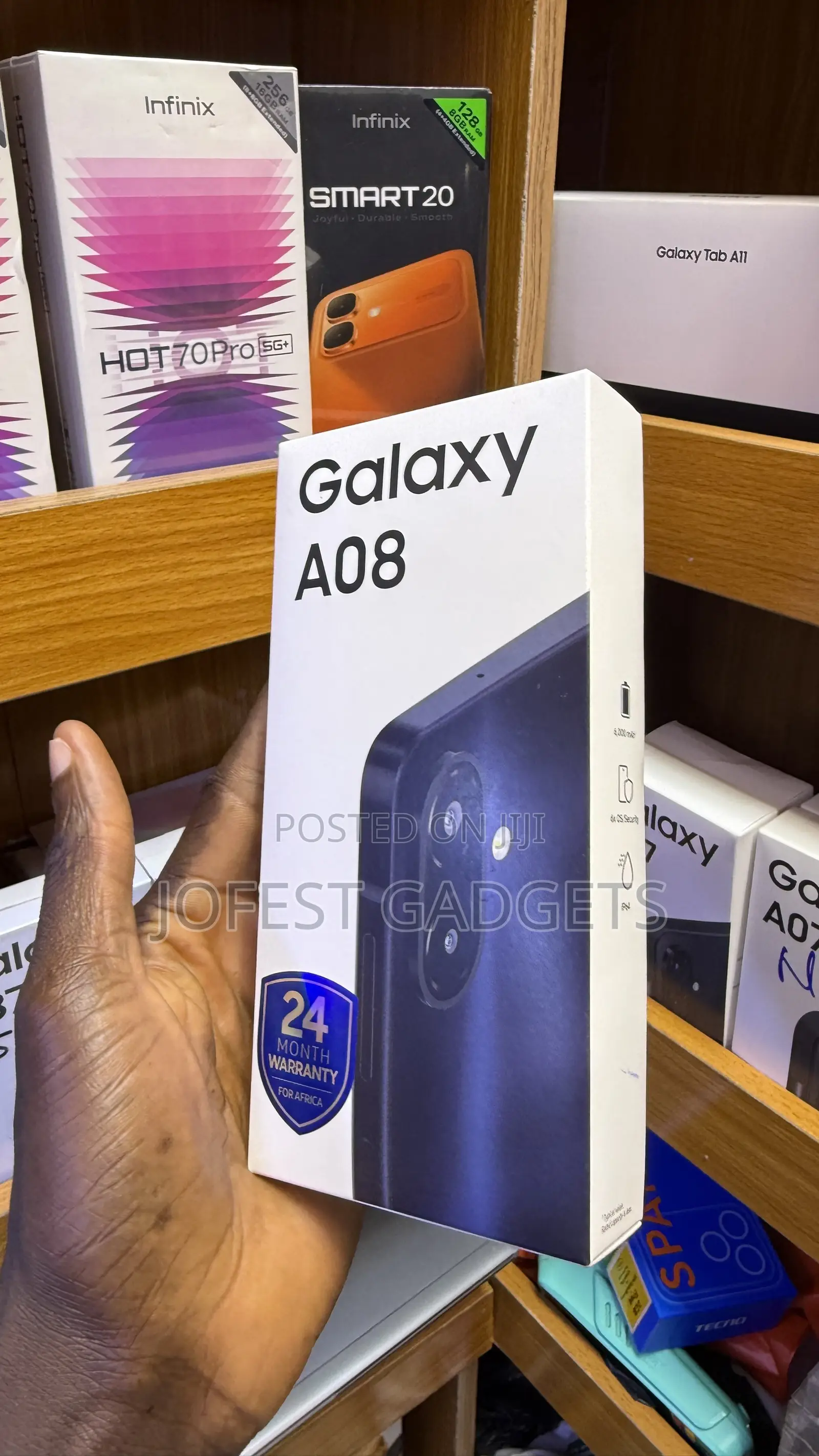 New Samsung Galaxy A08 64 GB Black