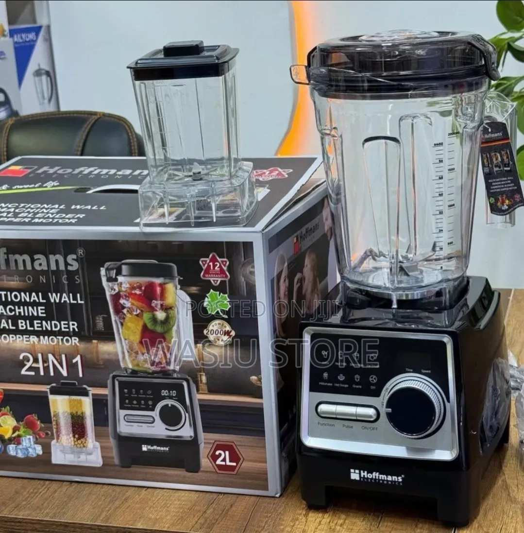 Hoffmans Electronics 2-in-1 Wall Breaking Commercial Blender (HM-2065)