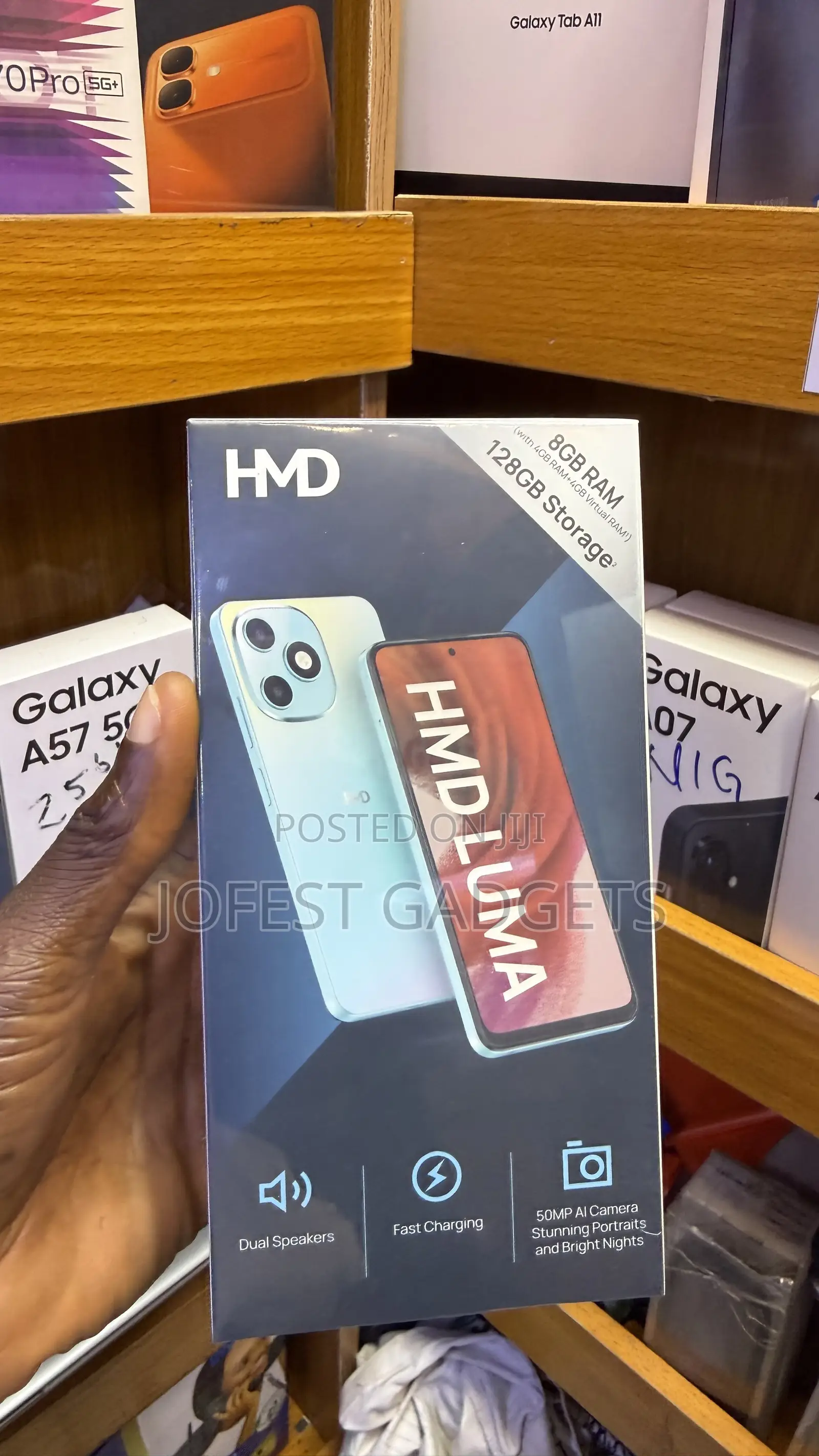 New HMD Aura 64 GB Blue