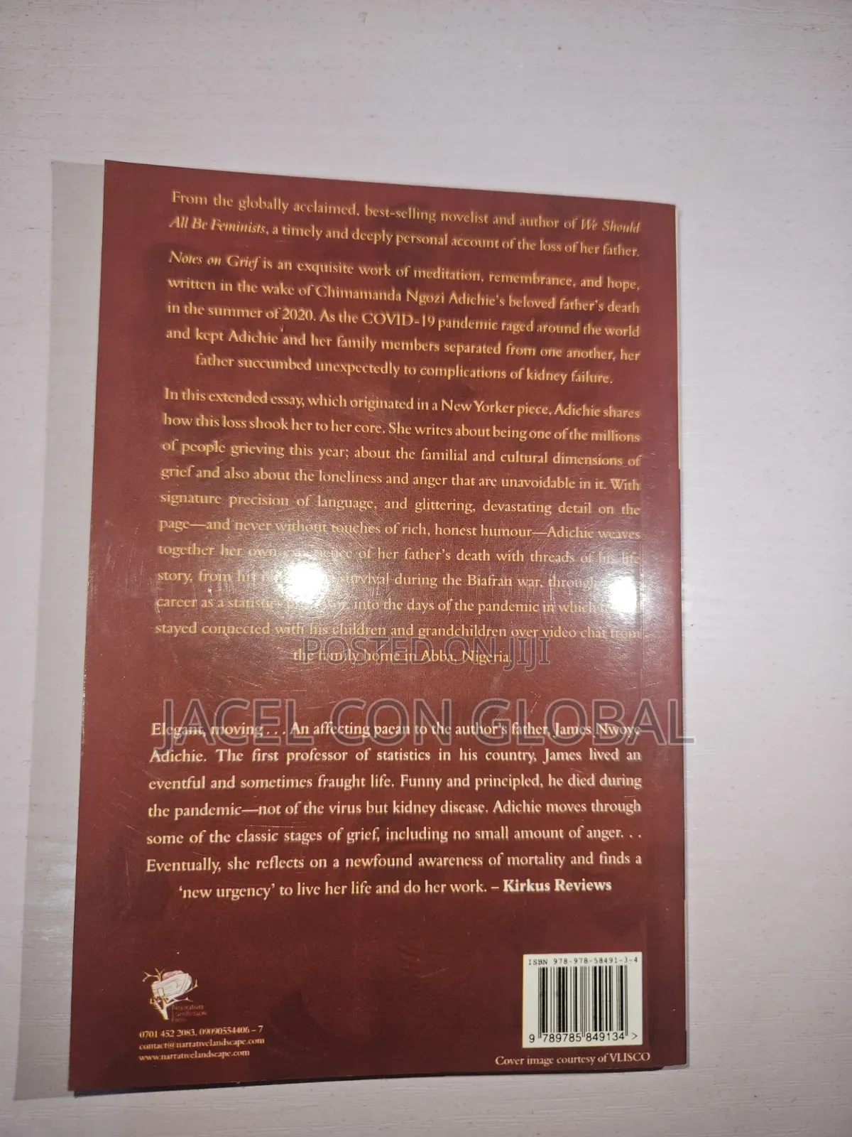 Notes on Grief Book [ Buy CHIMAMANDA NGOZI ADICHIE ]