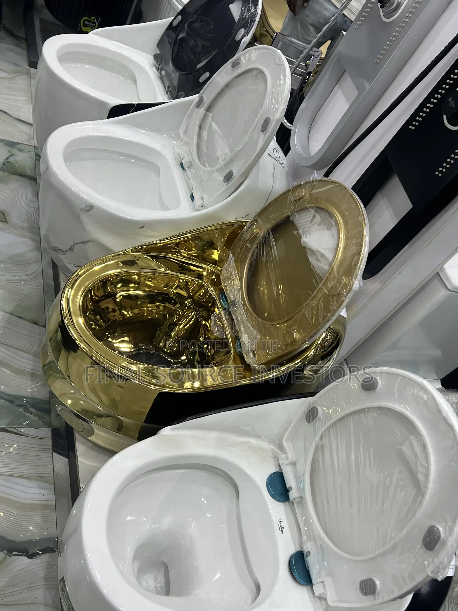 Stylish White Water Closet System