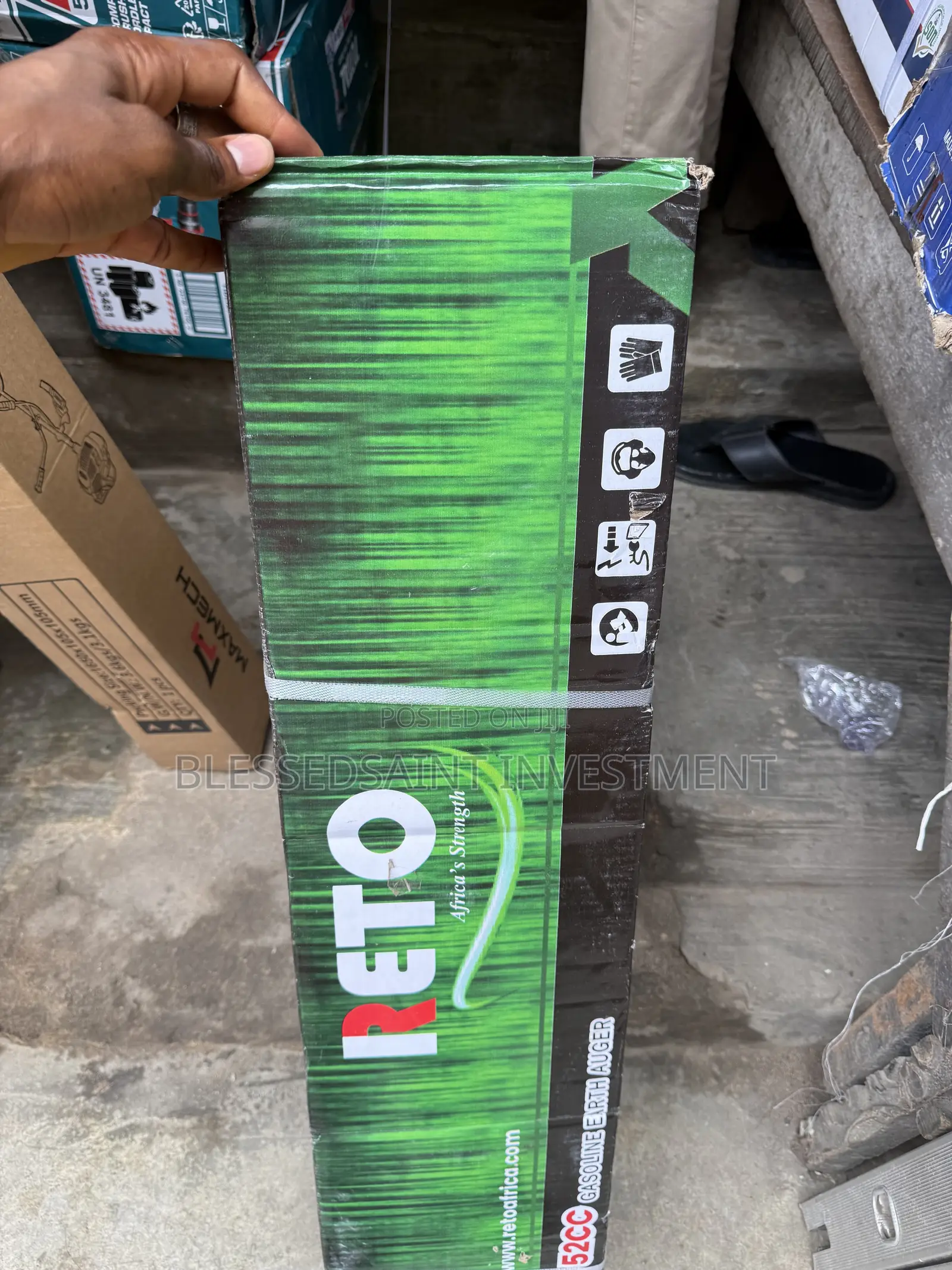 Reto Gasoline Earth Auger Machine 52cc