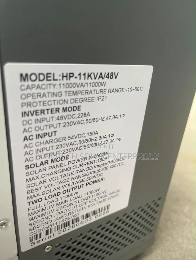 11kva 48v Hyper Solar Inverter Non-Hybrid