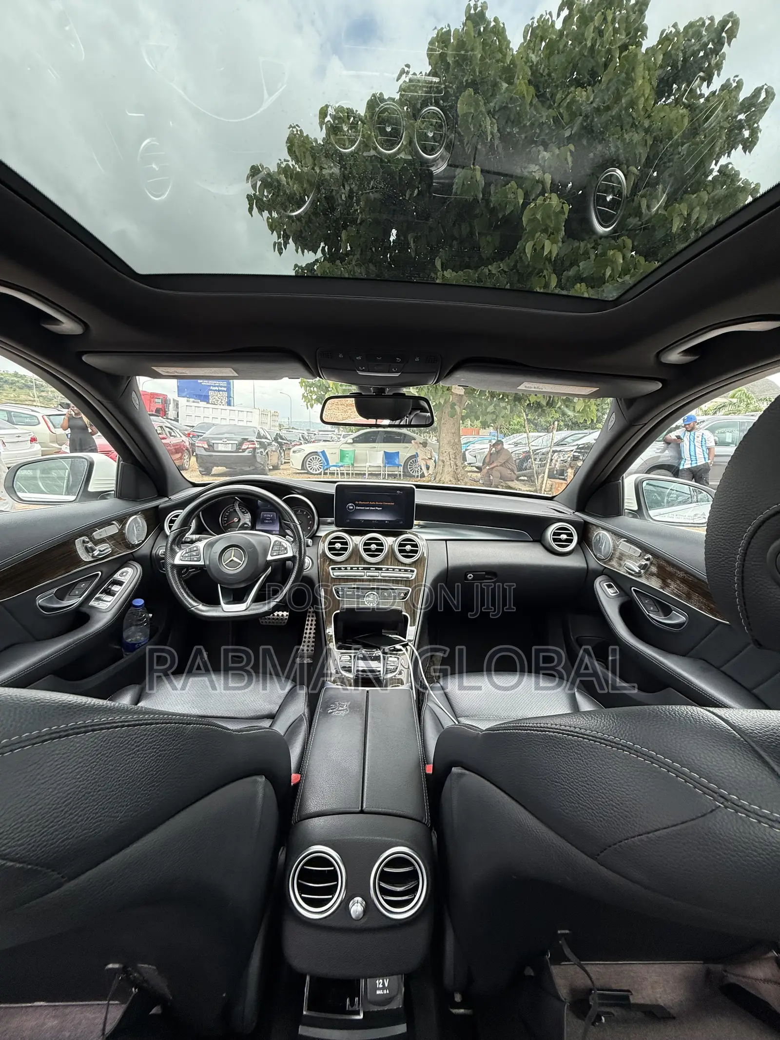 Mercedes-Benz C400 4Matic AWD Sedan (3.0L V6 7A) 2015 White