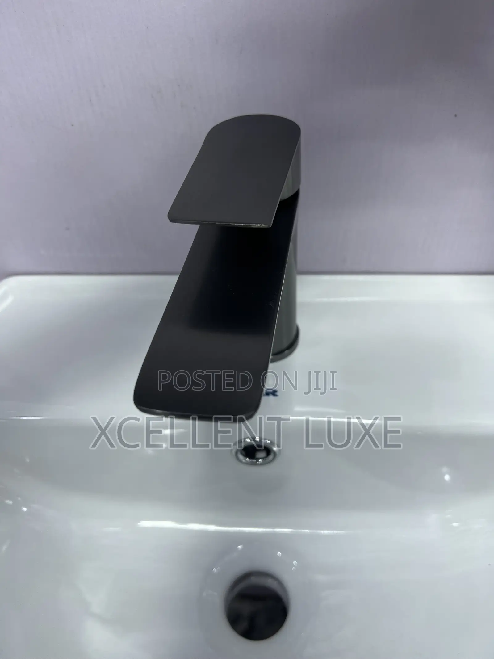 Grey Basin Mixer Faucet