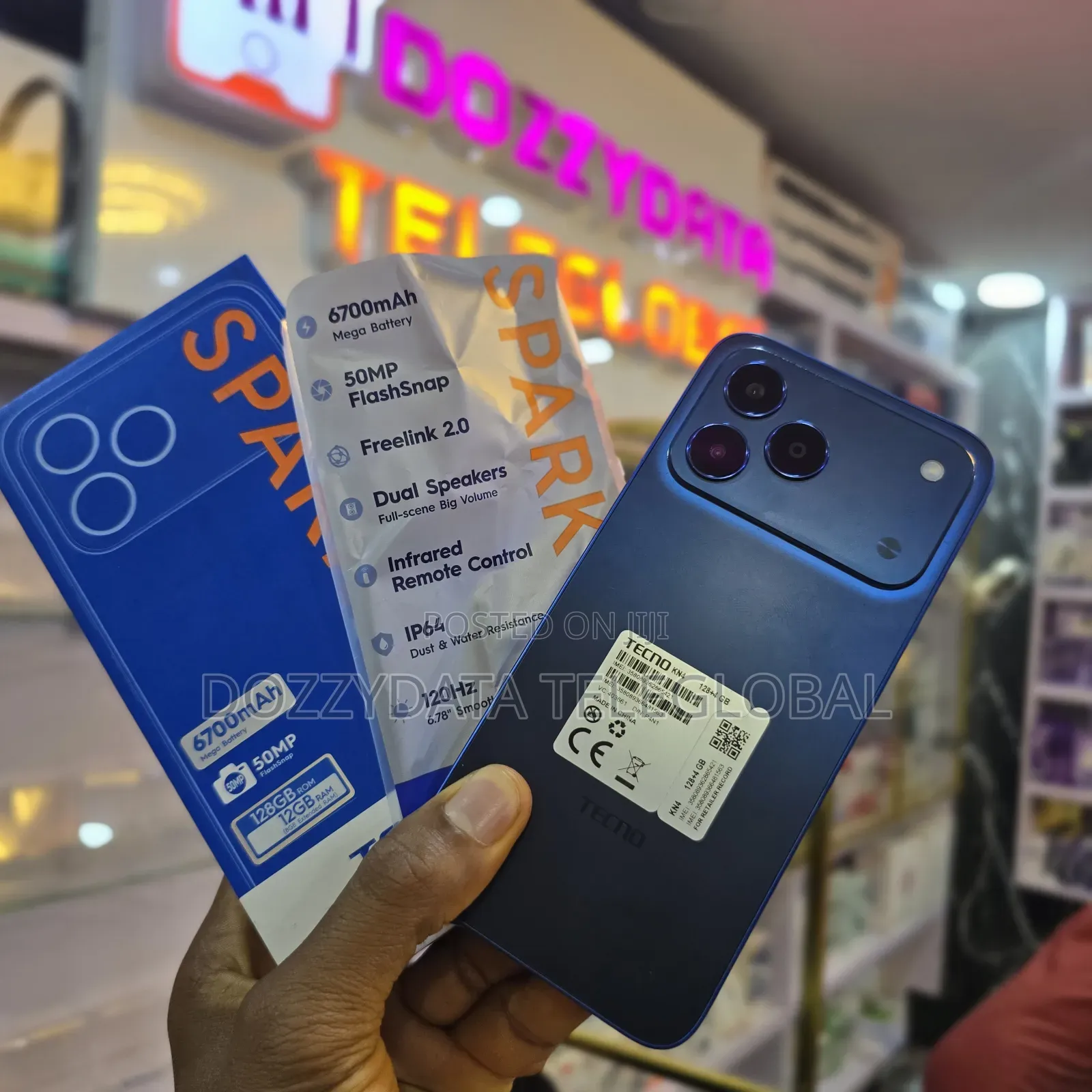 Tecno Spark 50 128 GB Blue
