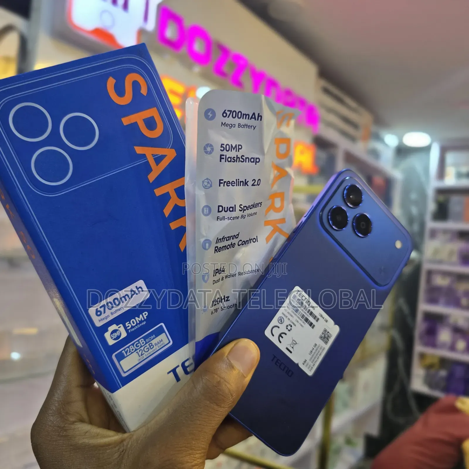 Tecno Spark 50 128 GB Blue