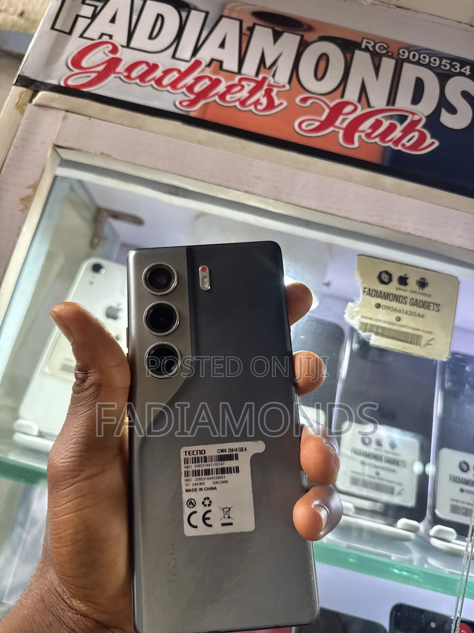 New Tecno Camon 40 Pro 5G 256 GB Black