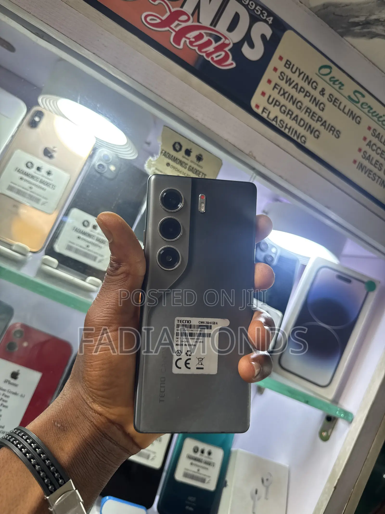 New Tecno Camon 40 Pro 5G 256 GB Black