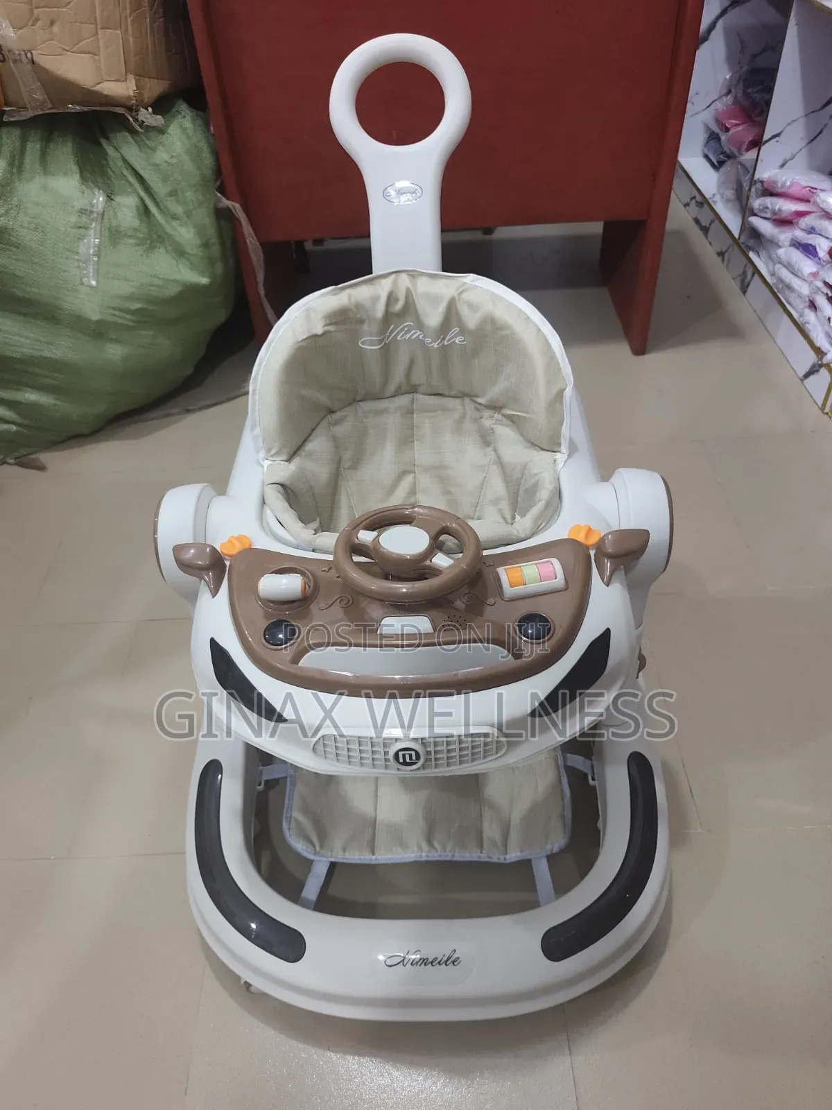 Luxury Baby Walker With Food Tray, Lights, Music, Footpads and Handle