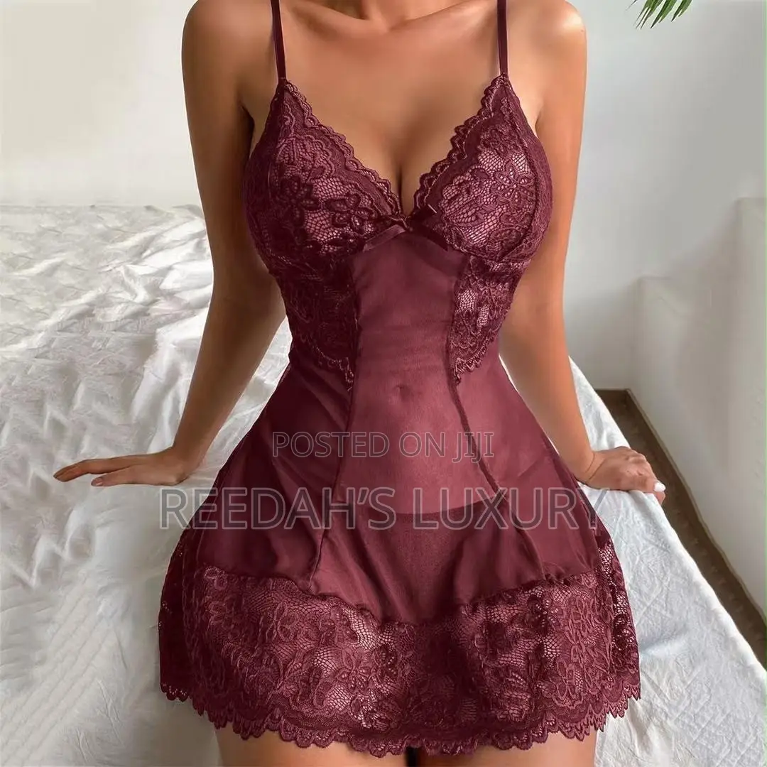 Chemise Mesh 2 in 1 Lingerie Gown