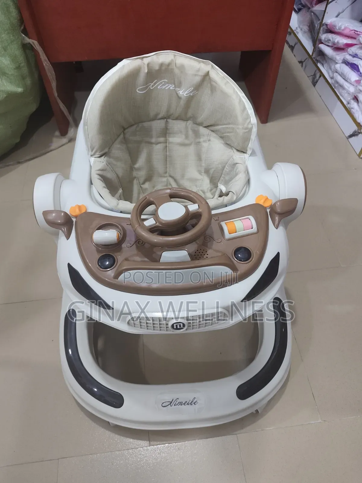 Luxury Baby Walker With Food Tray, Lights, and Music