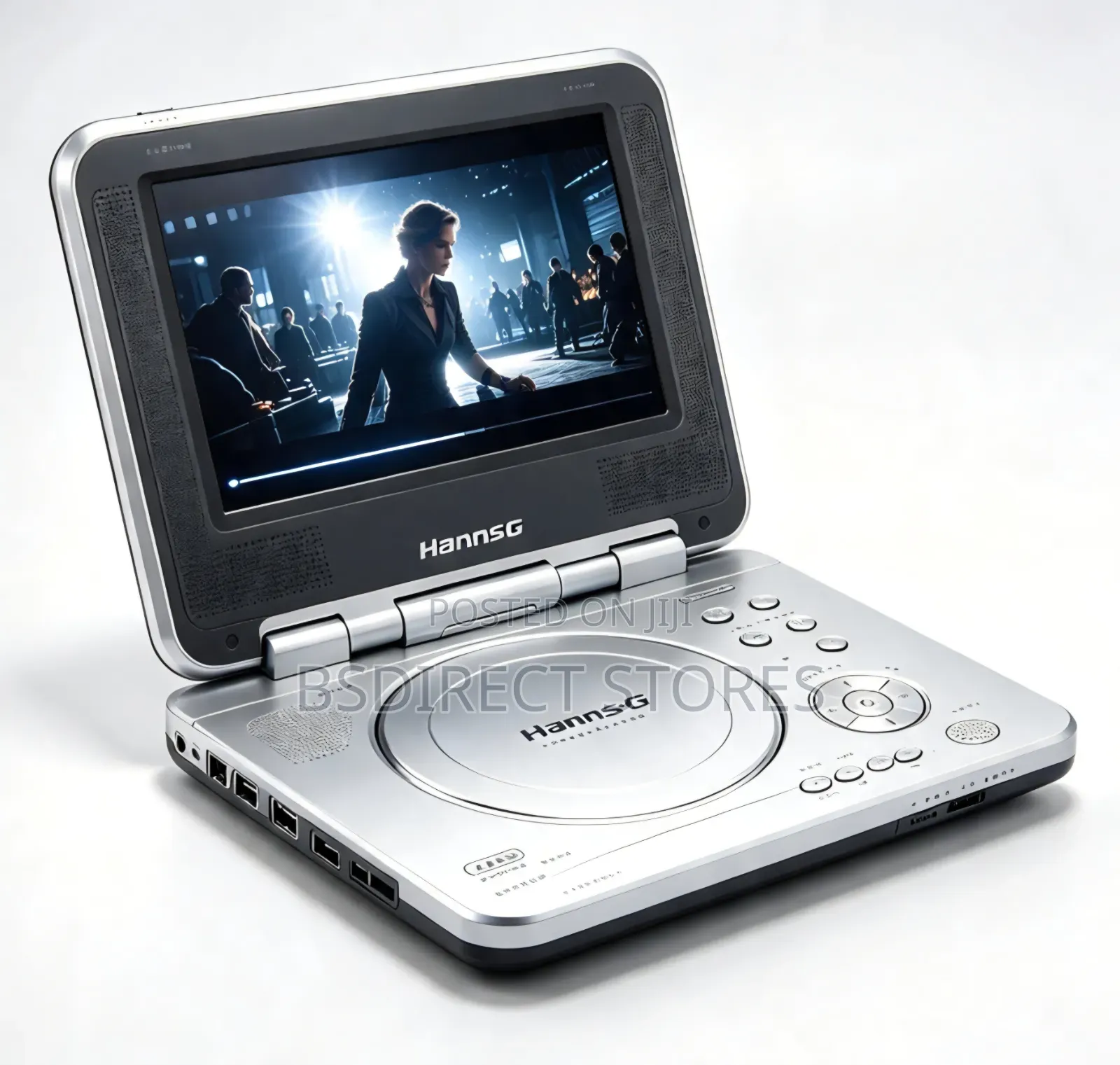 Hannsg HP076VD 7" Widescreen Portable DVD Player LCD Screen