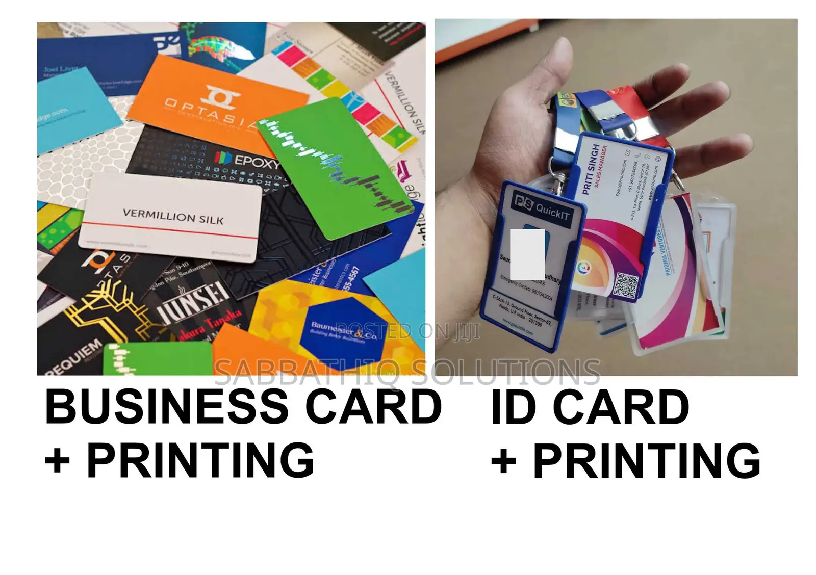 ID Card Design With Printing | PVC, Staff Business ID Cards in Lagos