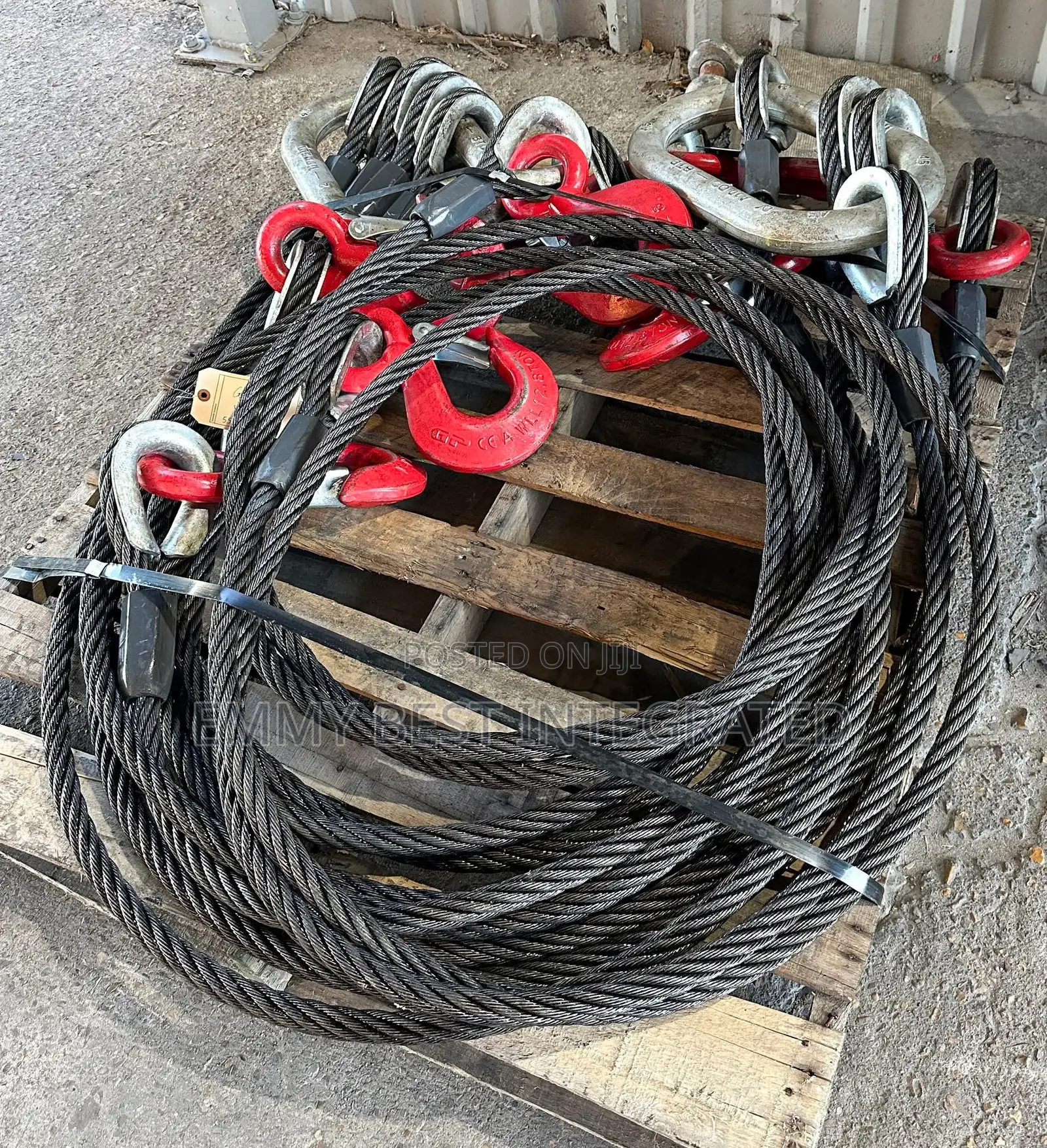 Heavy-Duty 4-Leg Wire Rope Bridle Sling
