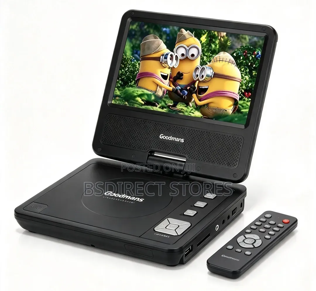 Goodmans 7" LCD Widescreen Mountable Portable DVD Player