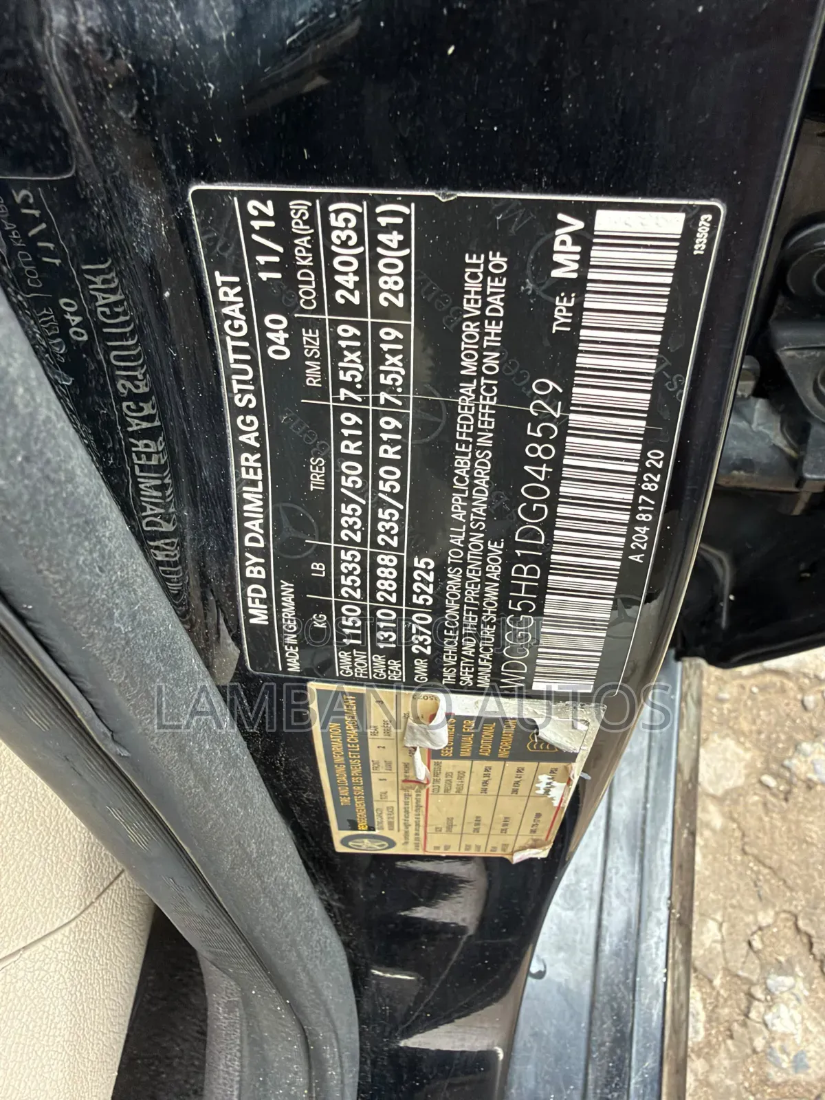 Mercedes-Benz GLK-Class 2013 Black