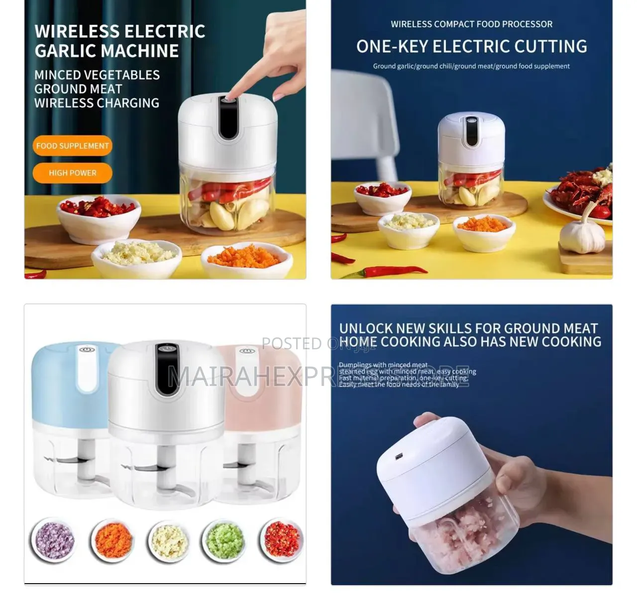 Rechargeable Mini Multipurpose Chopper