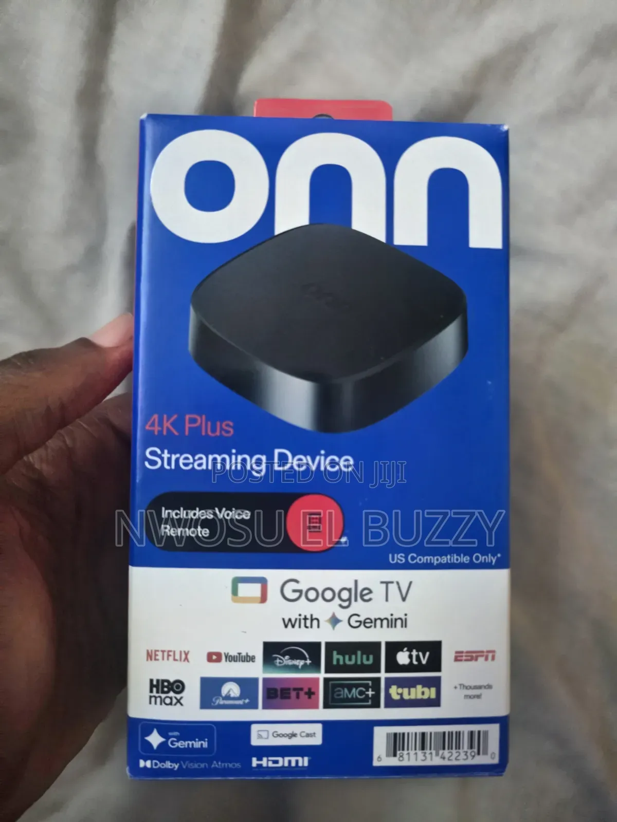 Onn 4K Plus Streaming Device TV Smart Box