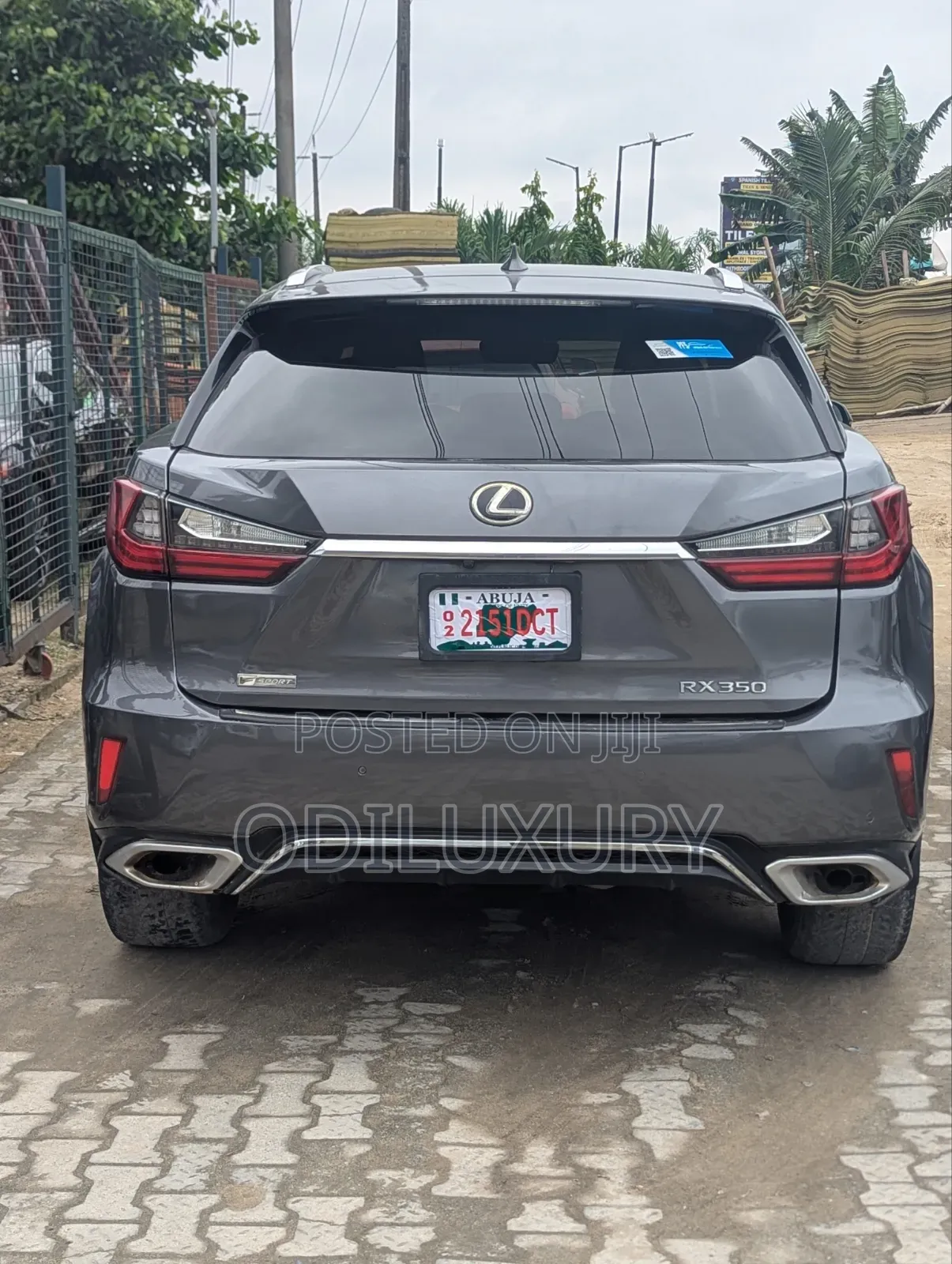 Lexus RX 350 F Sport AWD 2017 Gray