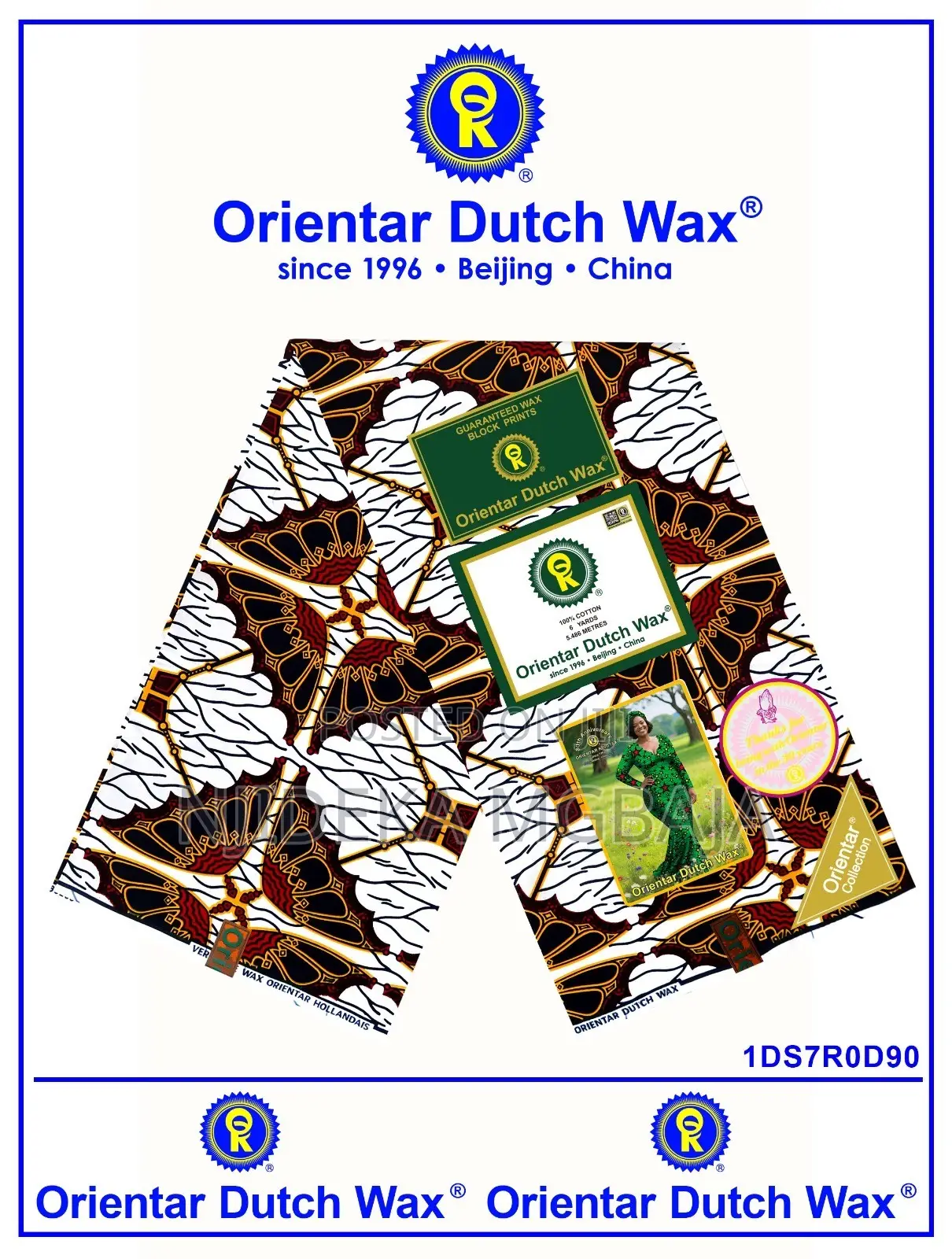 Oriental Dutch Wax – Premium African Print Fabric