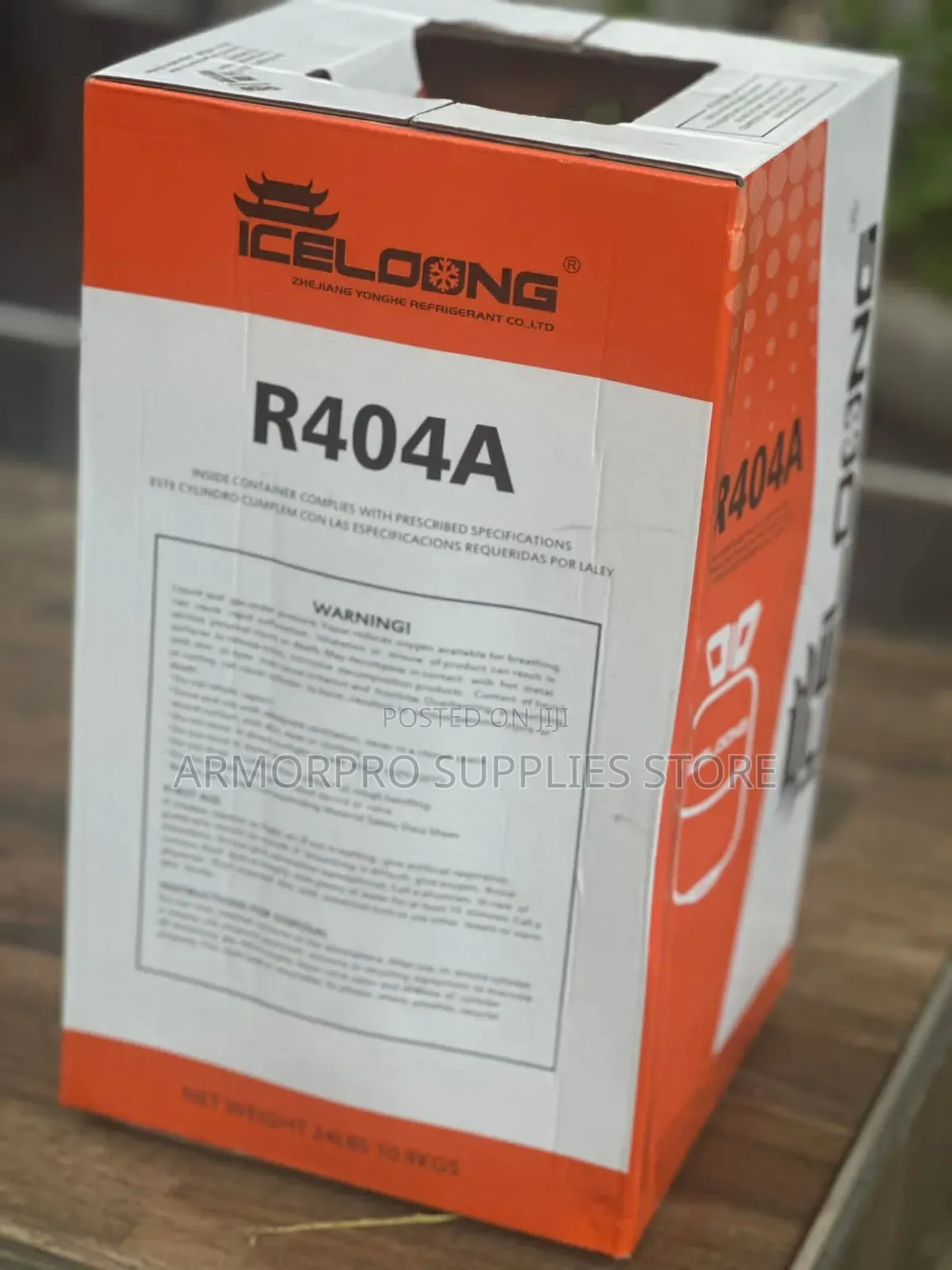 Icelong R404A Refrigerant Gas Cylinder Box Weighing 24 LBS (10.9 Kg)