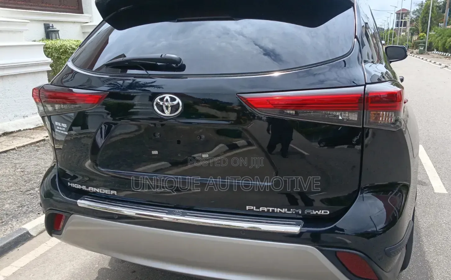 Toyota Highlander Platinum AWD 2023 Black