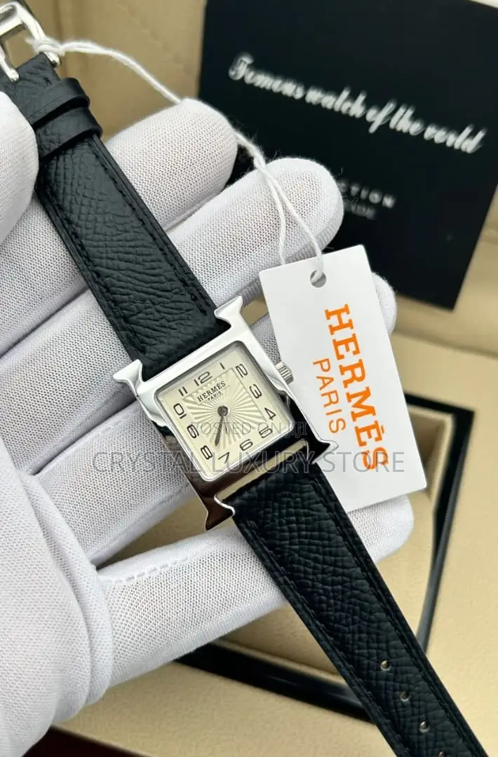 Hermes Quality Luxury Genuine Leather Wristwatch