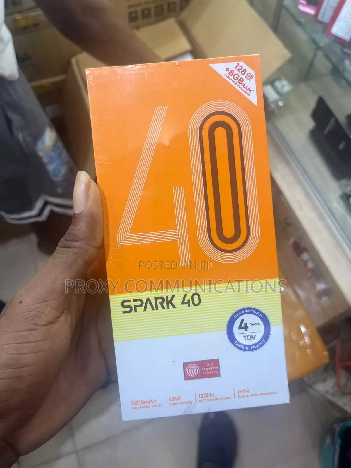 New Tecno Spark 40 128 GB Black