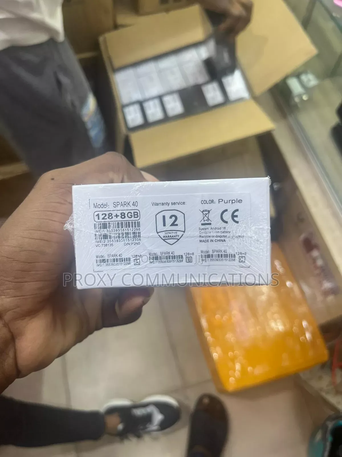 New Tecno Spark 40 128 GB Black