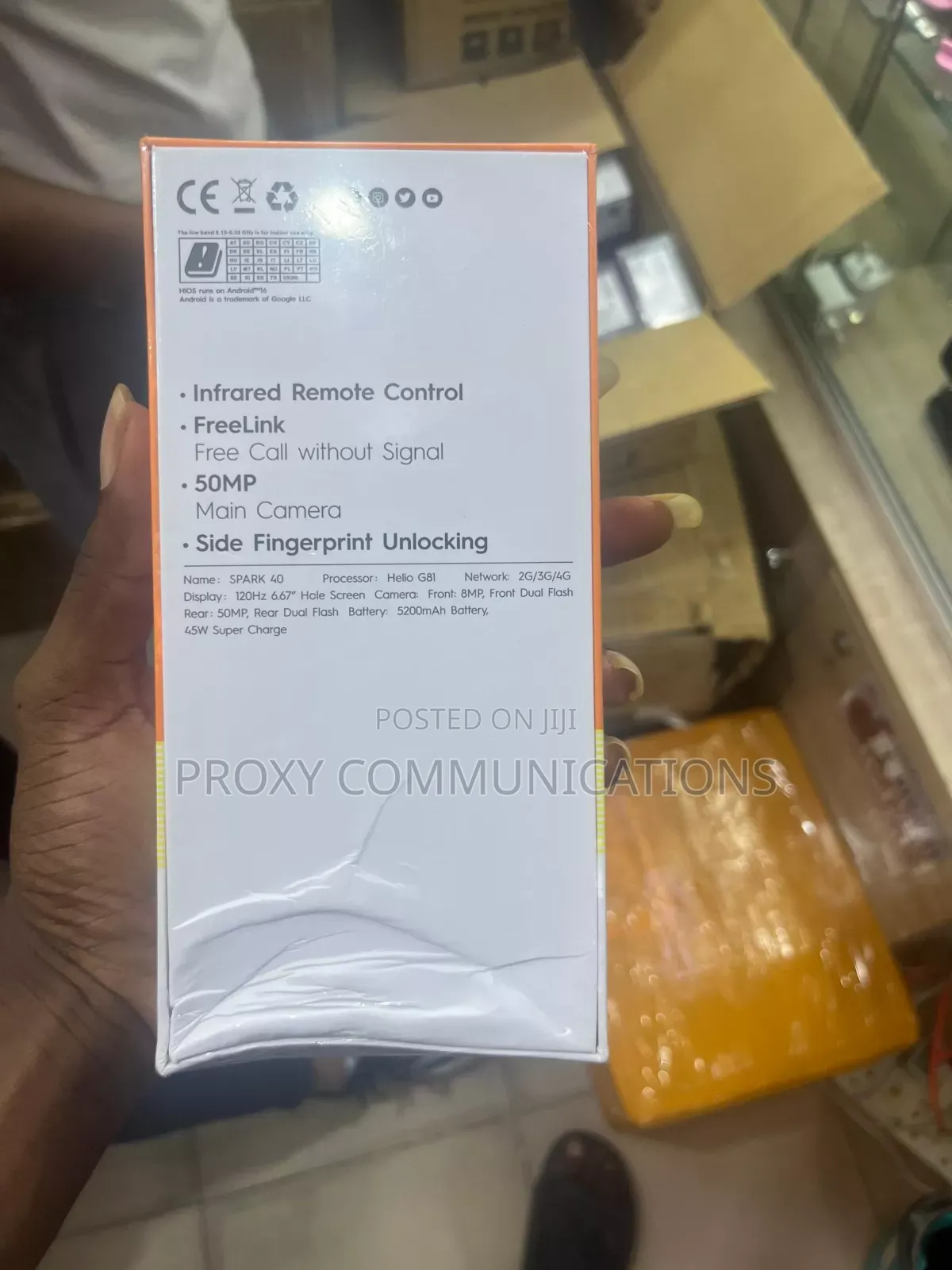 New Tecno Spark 40 128 GB Black